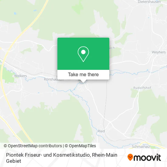 Карта Piontek Friseur- und Kosmetikstudio