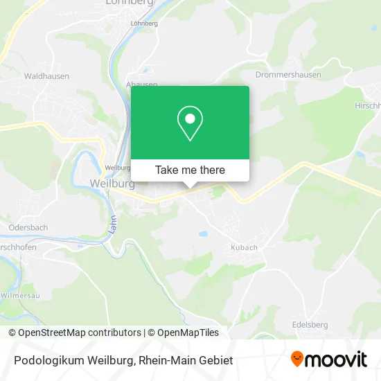 Карта Podologikum Weilburg