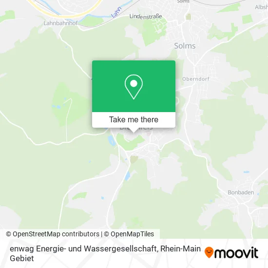 Карта enwag Energie- und Wassergesellschaft