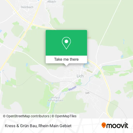 Карта Kress & Grün Bau