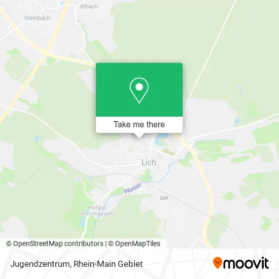 Карта Jugendzentrum