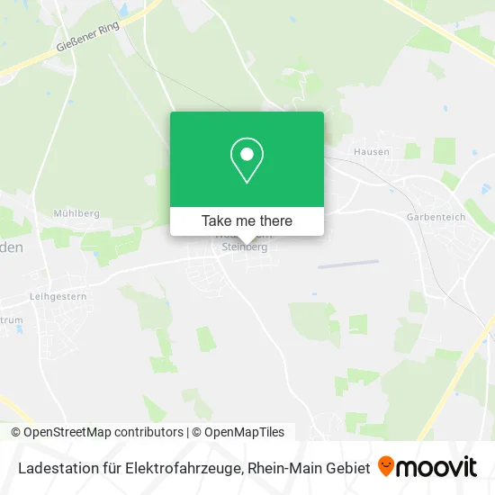 Карта Ladestation für Elektrofahrzeuge