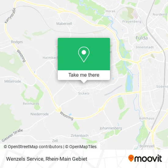 Карта Wenzels Service