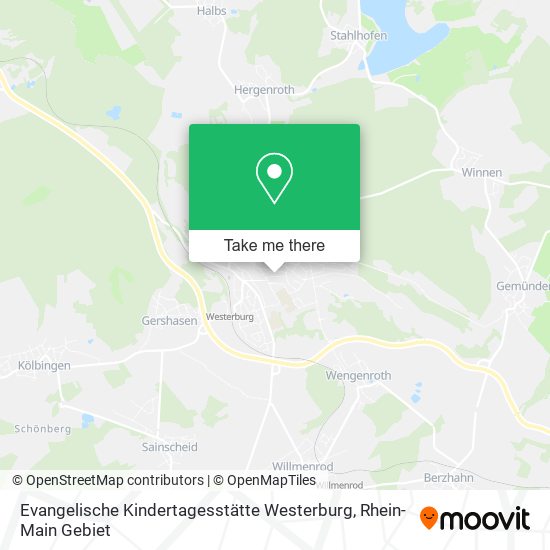 Карта Evangelische Kindertagesstätte Westerburg