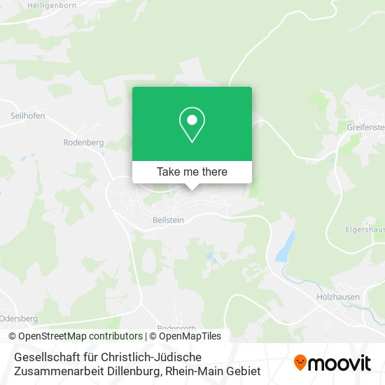 Gesellschaft für Christlich-Jüdische Zusammenarbeit Dillenburg map