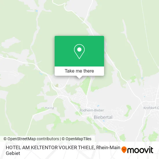 Карта HOTEL AM KELTENTOR VOLKER THIELE