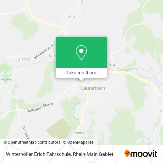 Карта Winterholler Erich Fahrschule