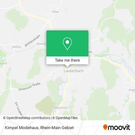 Карта Kimpel Modehaus