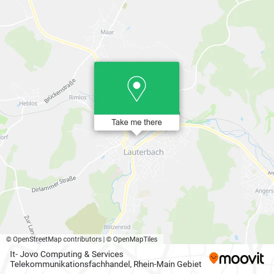 Карта It- Jovo Computing & Services Telekommunikationsfachhandel