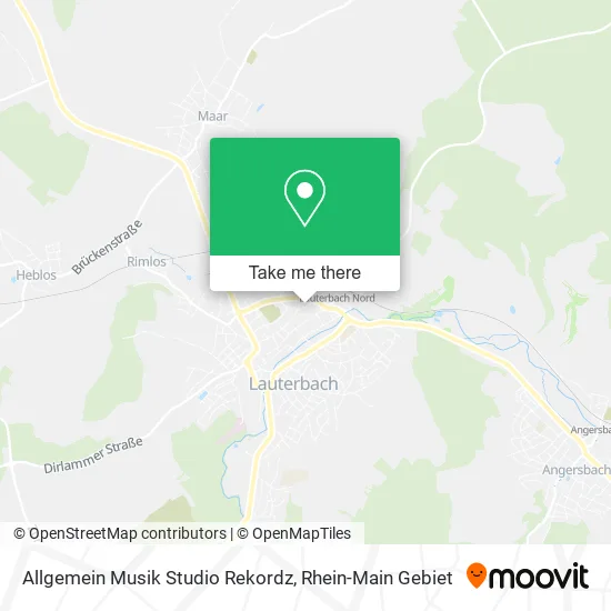 Карта Allgemein Musik Studio Rekordz
