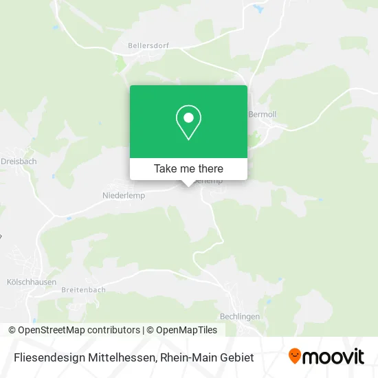 Карта Fliesendesign Mittelhessen