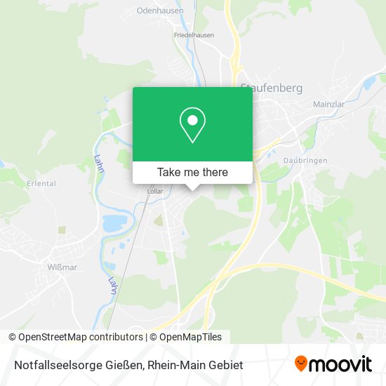 Notfallseelsorge Gießen map