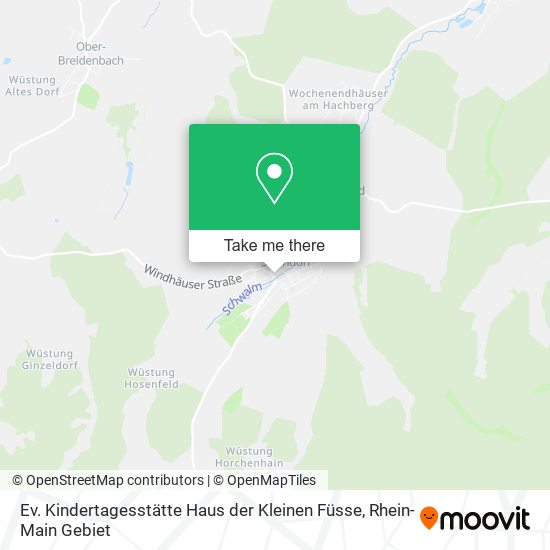 Ev. Kindertagesstätte Haus der Kleinen Füsse map