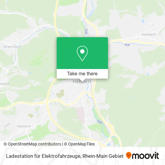Карта Ladestation für Elektrofahrzeuge