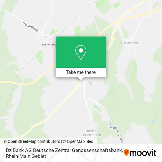 Dz Bank AG Deutsche Zentral Genossenschaftsbank map