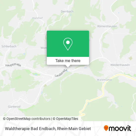 Карта Waldtherapie Bad Endbach