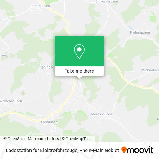 Ladestation für Elektrofahrzeuge map