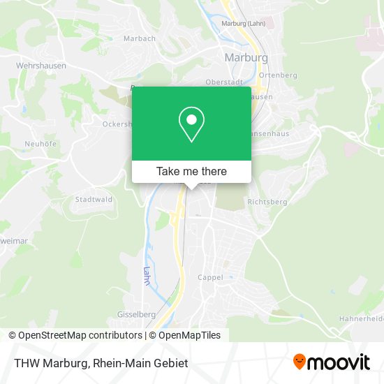 THW Marburg map