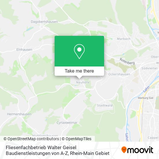 Fliesenfachbetrieb Walter Geisel Baudienstleistungen von A-Z map