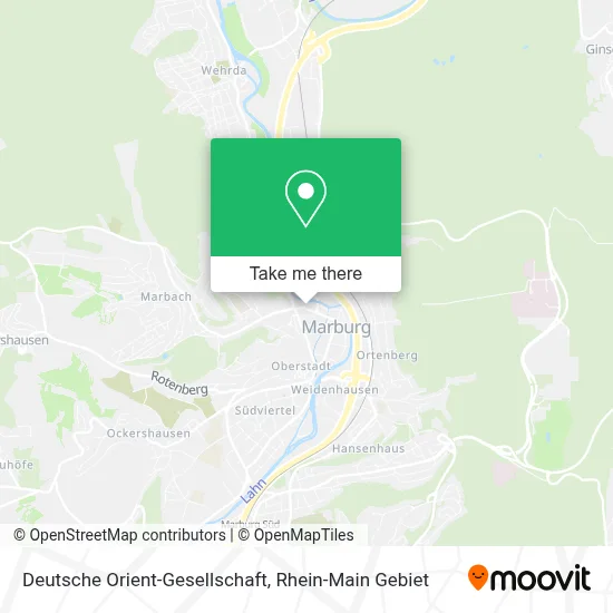 Deutsche Orient-Gesellschaft map