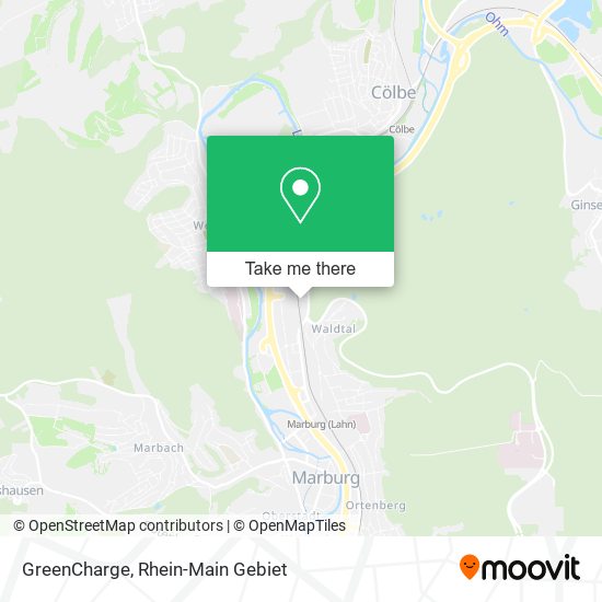 GreenCharge map