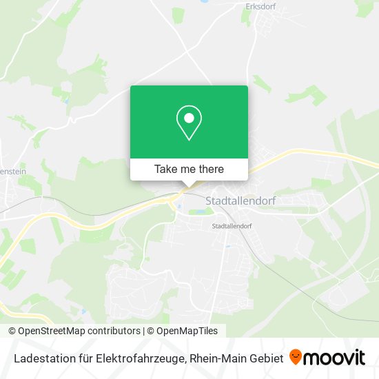 Ladestation für Elektrofahrzeuge map