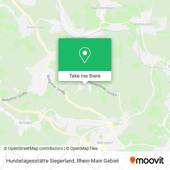 Hundetagesstätte Siegerland map