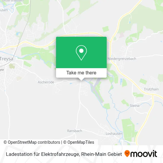 Карта Ladestation für Elektrofahrzeuge