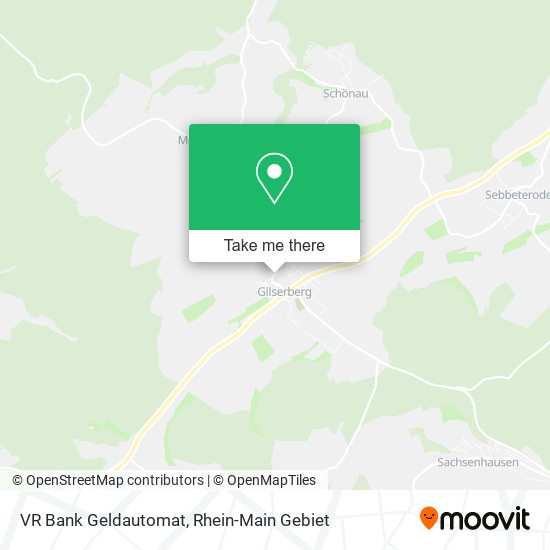 VR Bank Geldautomat map