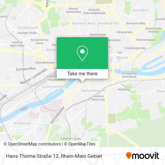 Карта Hans-Thoma-Straße 12