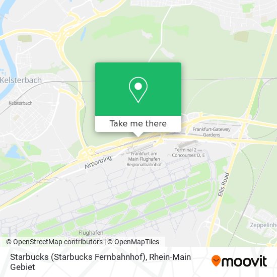 Карта Starbucks (Starbucks Fernbahnhof)