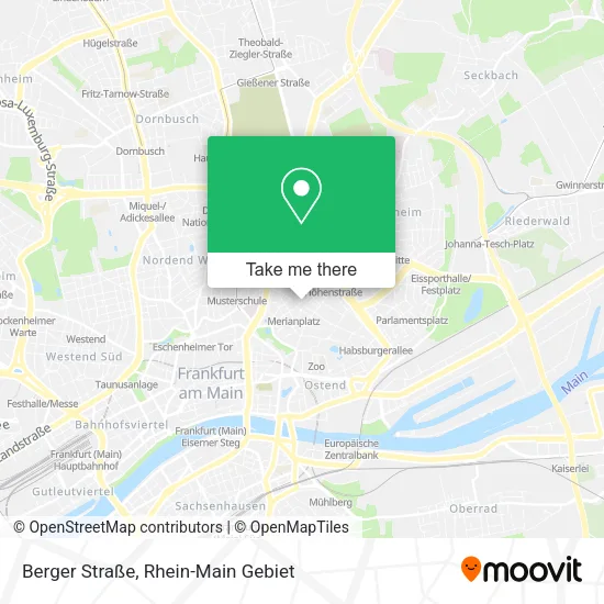 Berger Straße map
