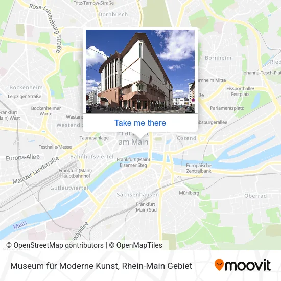 Карта Museum für Moderne Kunst