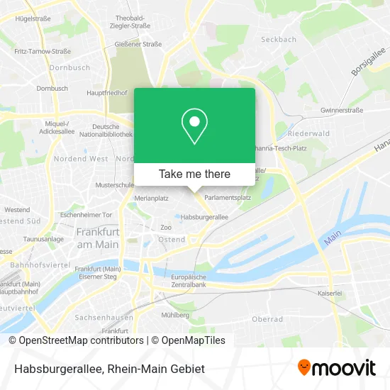Карта Habsburgerallee