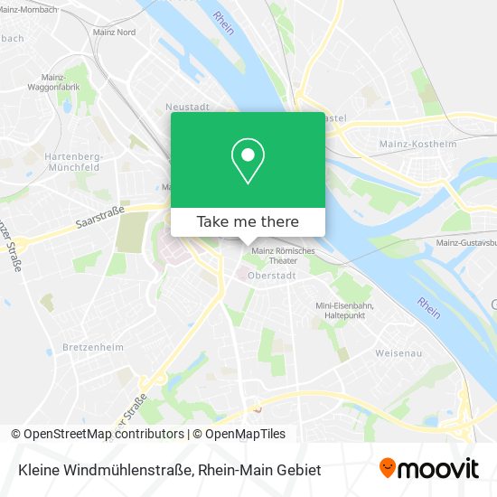 Карта Kleine Windmühlenstraße