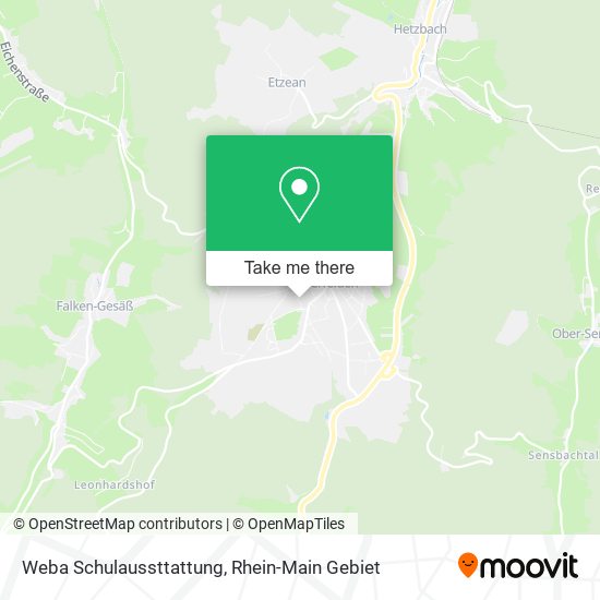 Weba Schulaussttattung map