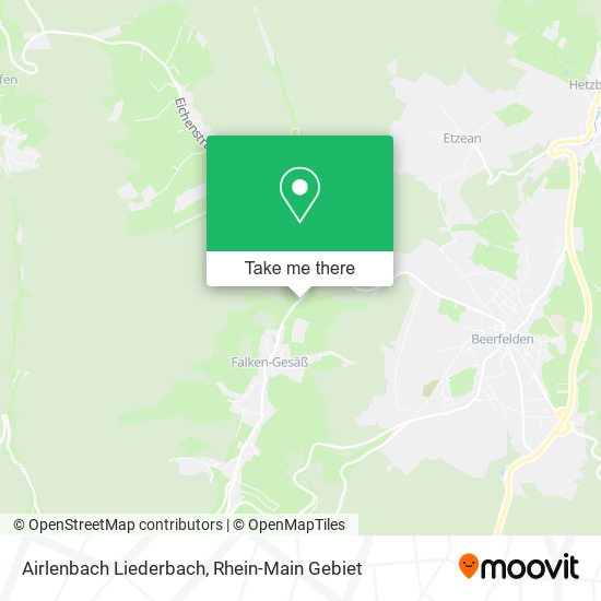 Airlenbach Liederbach map