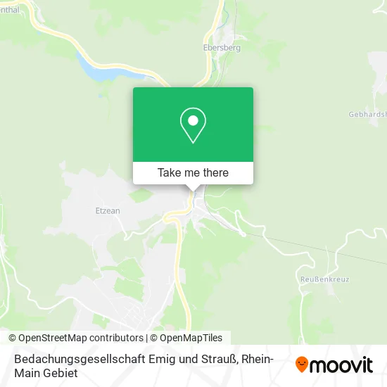 Карта Bedachungsgesellschaft Emig und Strauß