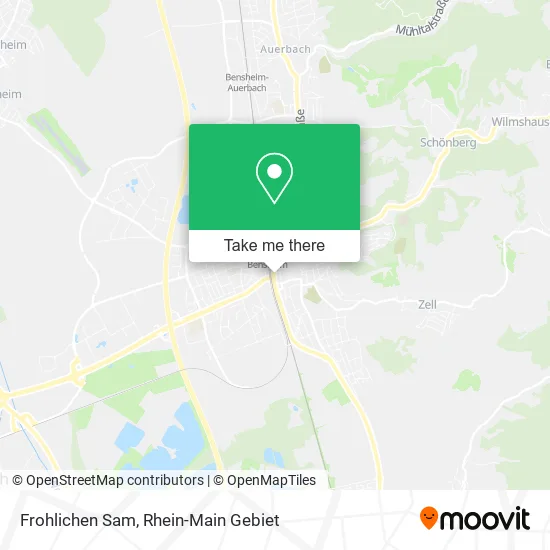 Карта Frohlichen Sam