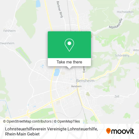 Карта Lohnsteuerhilfeverein Vereinigte Lohnsteuerhilfe