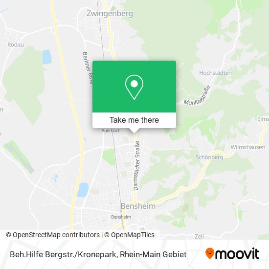 Beh.Hilfe Bergstr./Kronepark map