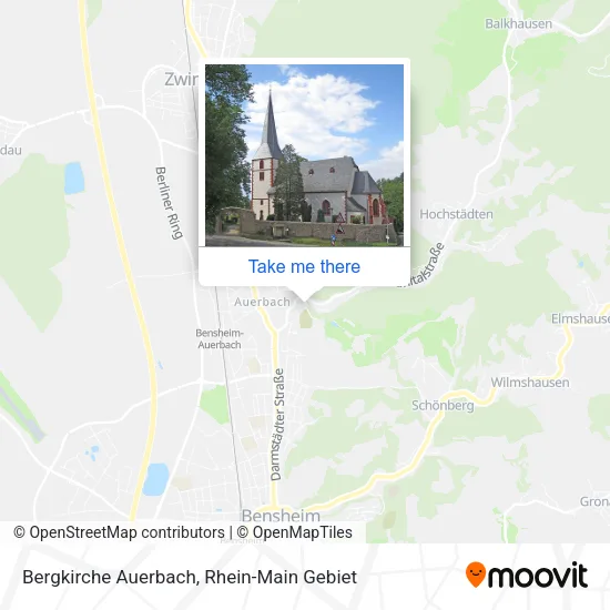 Карта Bergkirche Auerbach