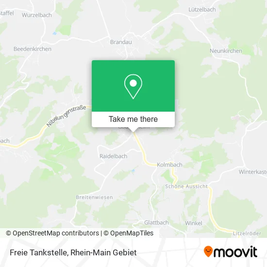 Карта Freie Tankstelle