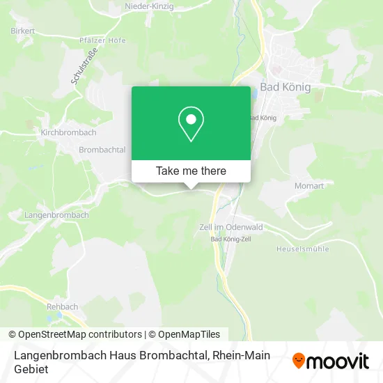 Карта Langenbrombach Haus Brombachtal