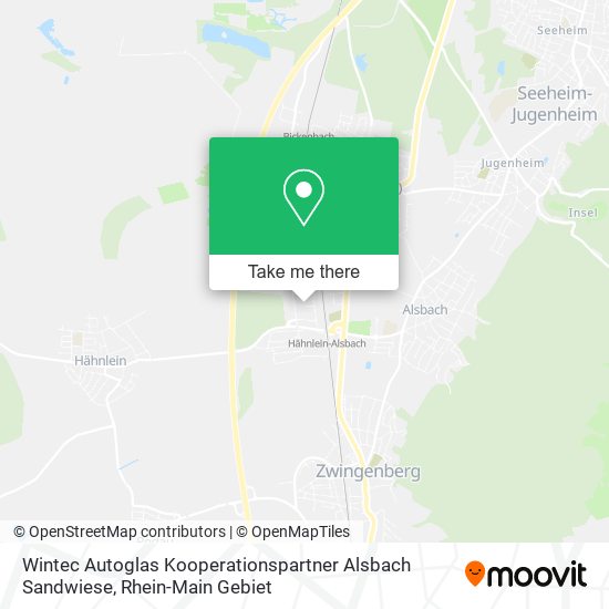 Wintec Autoglas Kooperationspartner Alsbach Sandwiese map