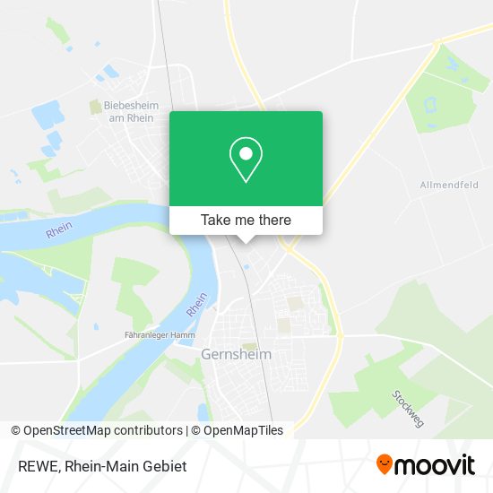 REWE map