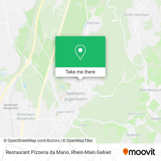 Restaurant Pizzeria da Mario map