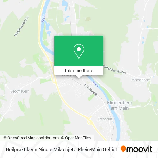 Карта Heilpraktikerin Nicole Mikolajetz