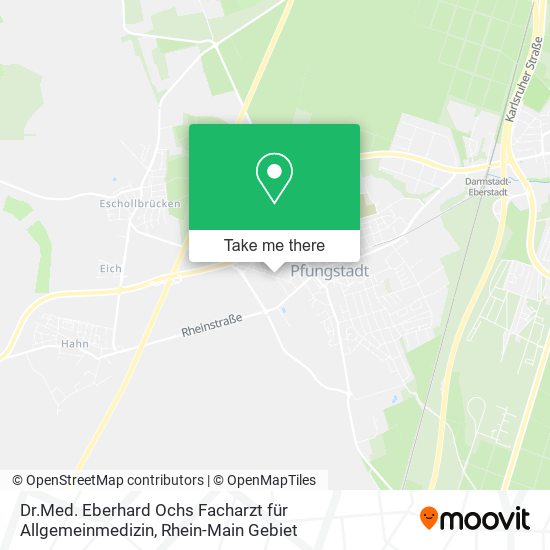 Dr.Med. Eberhard Ochs Facharzt für Allgemeinmedizin map