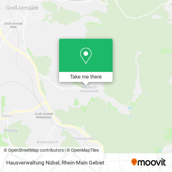 Hausverwaltung Nübel map